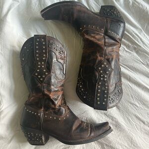 ARIAT Genuine Leather Cowboy Boots